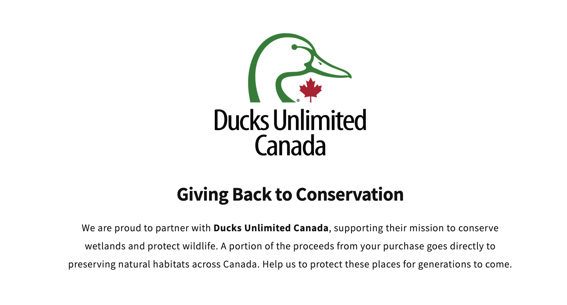 Liquid block for Ducks unlimited