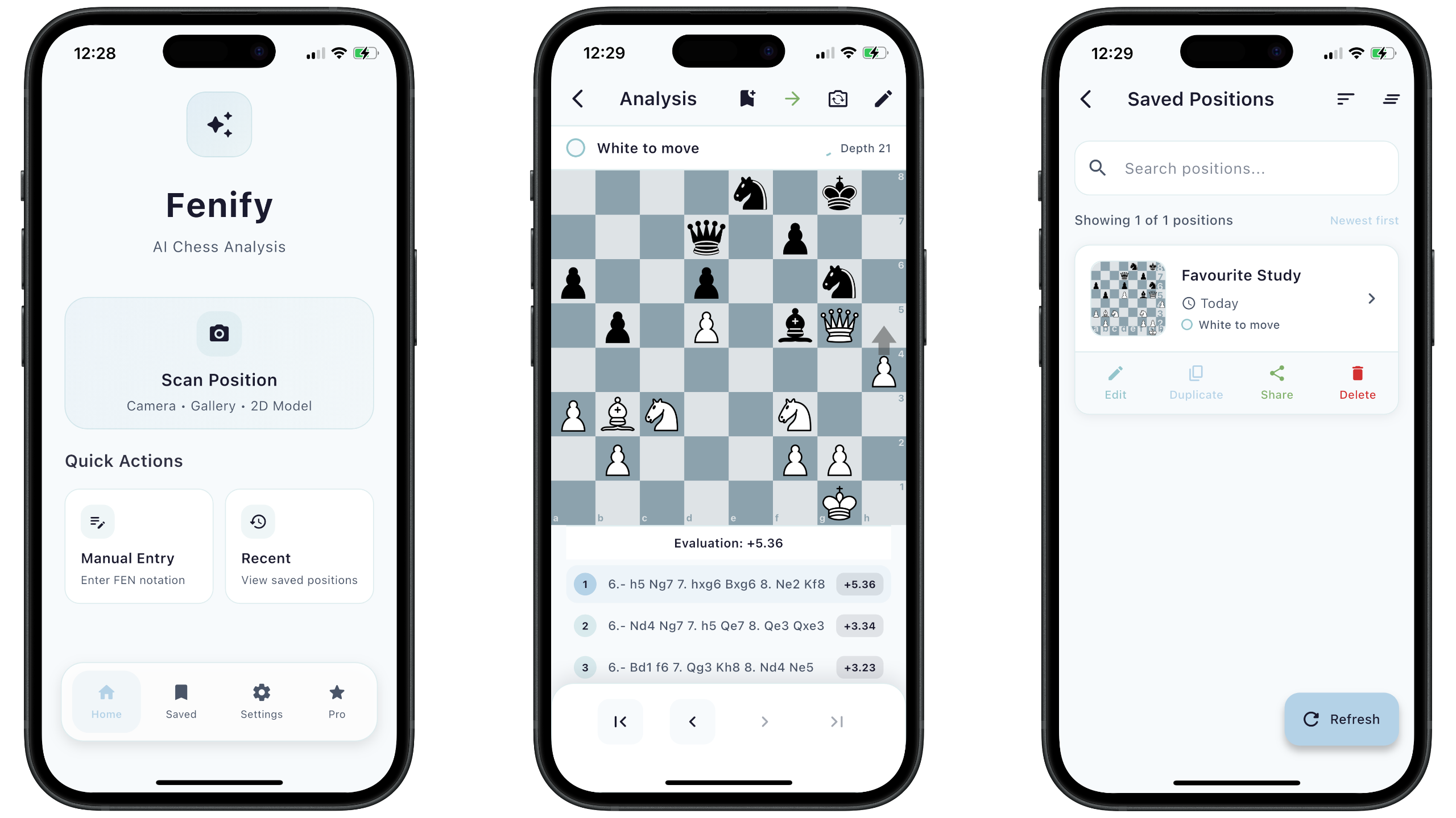 Fenify Chess Analysis App