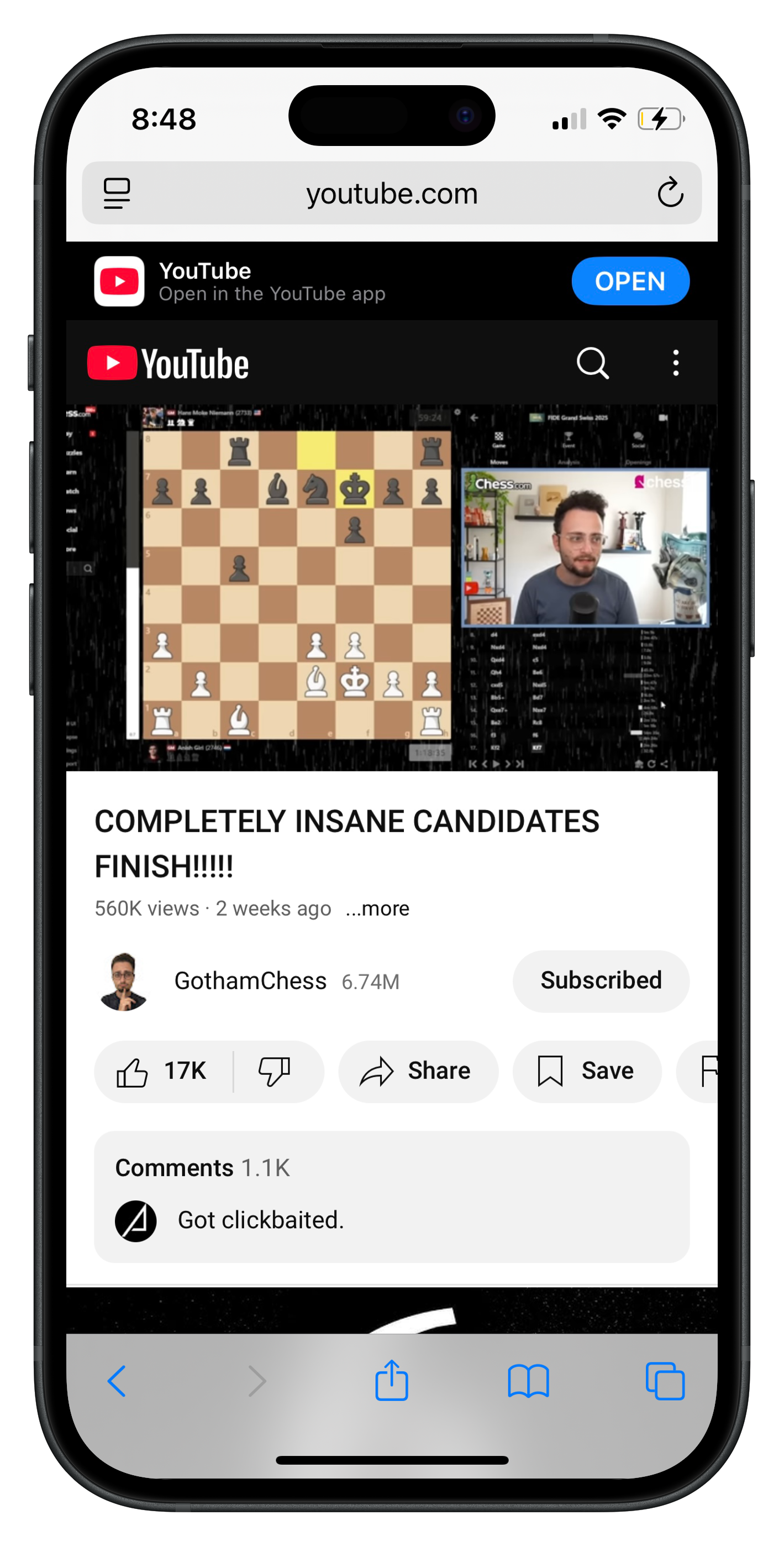 Capture chess board screenshot